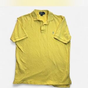 Ralph Lauren Men's Bright Yellow Polo Shirt